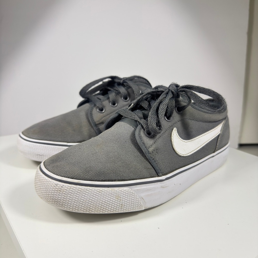 Nike SB Satire II Skate Shoes Mens Size 7 Grey Canvas Low Top 555272-091 - Picture 3 of 16